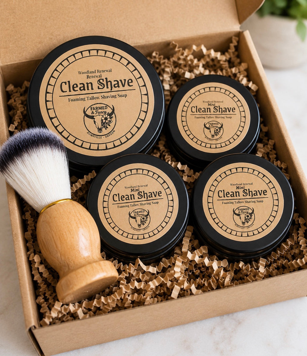 MINI Clean Shave                         Foaming Tallow Shave Soap