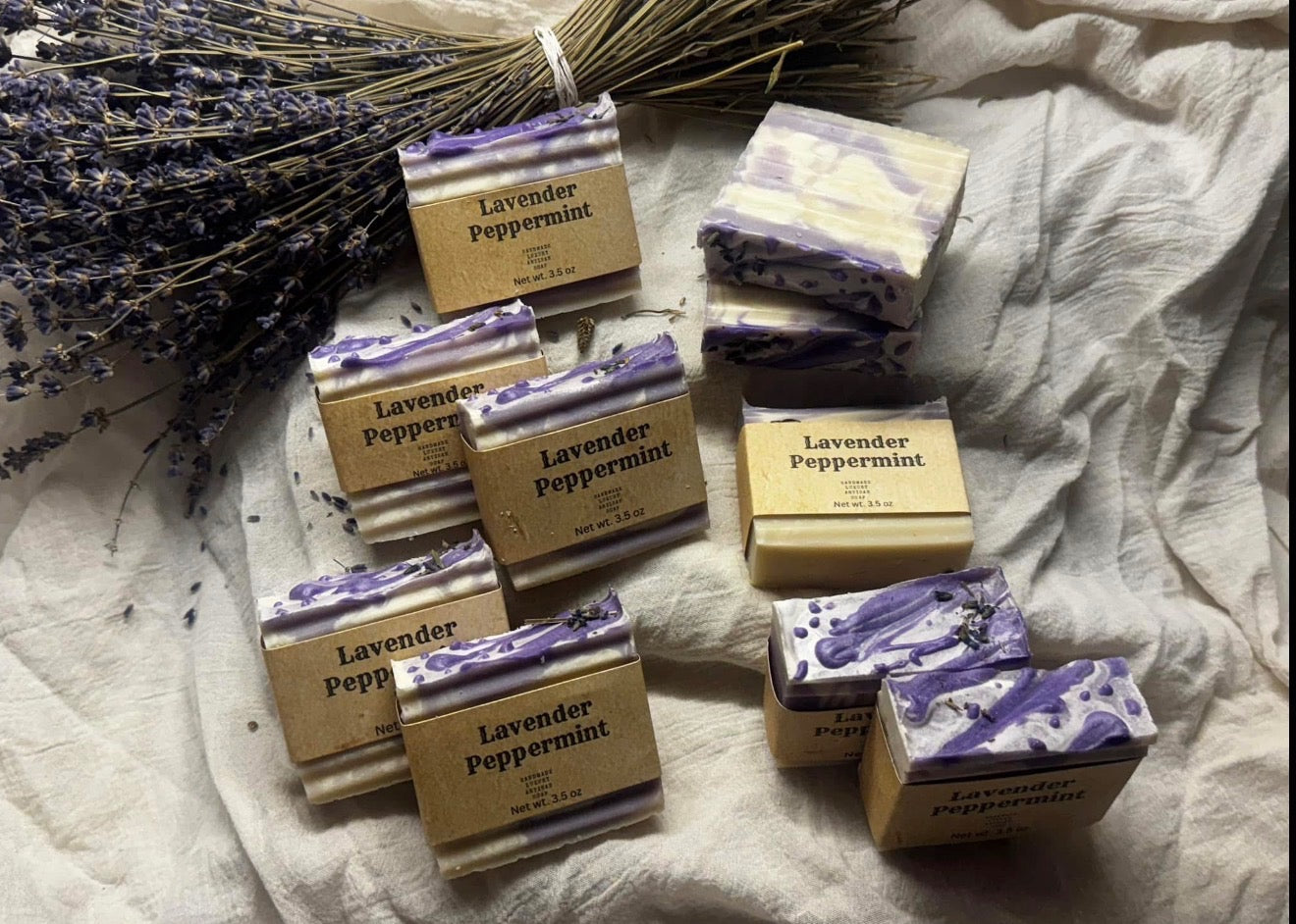 Peppermint Lavender No-Tallow Soap